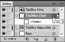 Nyní aplikujete grafický styl na tlačítko Chat. Tento styl obsahuje barvu, kterou aplikujete na objekt chat namísto stávající žluté barvy.