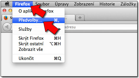 Mozilla Firefox Mac OS 1.