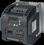 V: 3AC 380 V 480 V Integrované komunikační rozhraní USS a Modbus-RTU Vyčítání a klonování parametrů bez připojeného napájecího napětí Úsporný ECO móde pro řízení U/f a U²/f Integrován mód hibernace