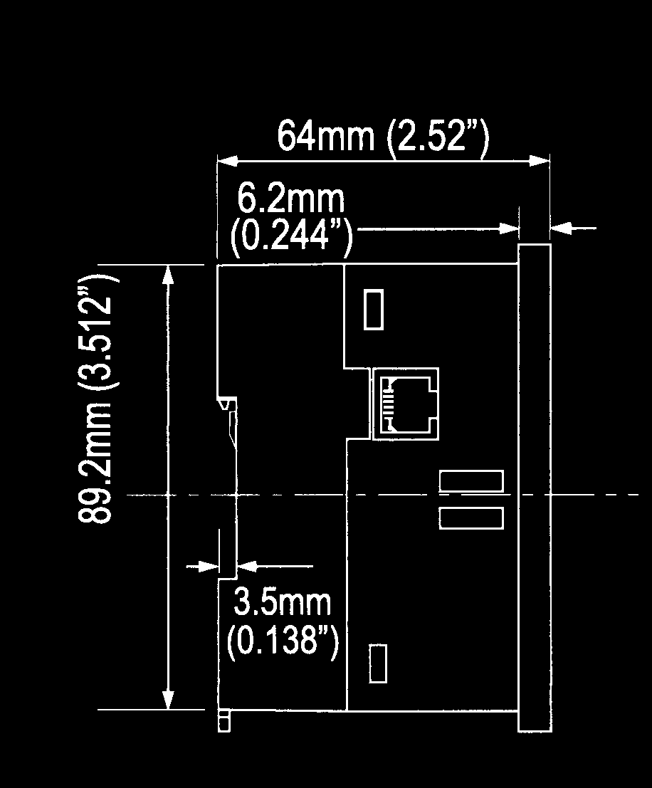 modem Wavecom) V/V prodluïovací kabel, délka 0,5 aï 6m Kód zboïí: EX1-CA050 aï EX1-CA600 Adaptér pro napájení (pro M90/M91 a modem Wavecom) Spínan zdroj napájení 24 V/1,1 A, montáï na