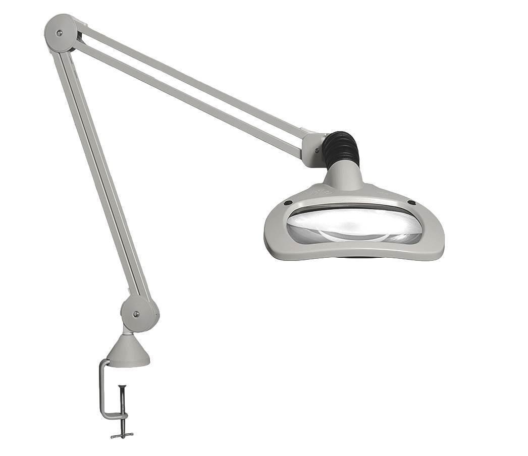 E LED s 3D funkcí. Novinka mezi lupami Luxo. Snoubí dlouholeté zkušenosti firmy s nastupující technologií LED osvětlení s vynikajícím designem. Osvětlení je integrováno do dvou LED modulů.