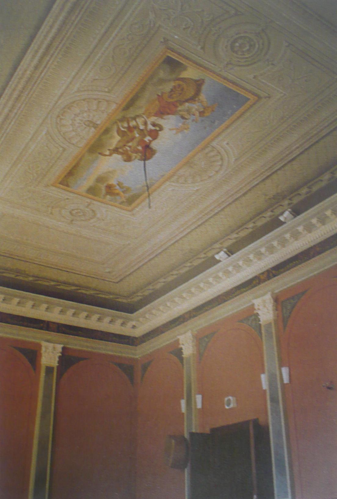 Obrázek 68: Jan Sviták, dekorativní malby v sálu, 1805, zámek Bystřice pod