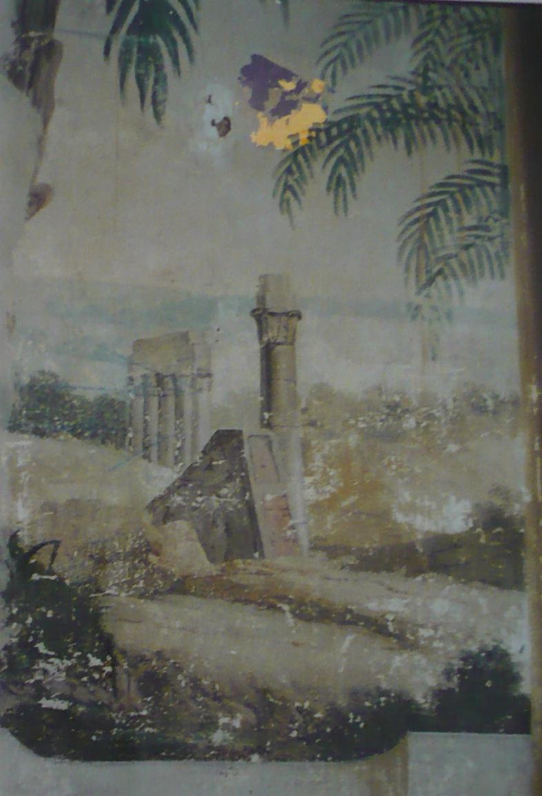Obrázek 69: Jan Sviták, dekorativní malby v sálu, 1805, zámek Bystřice pod