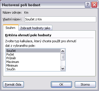 tabulky, můžeme ji formátovat, filtrovat a řadit její data, můžeme v ní vytvářet další úroveň souhrnů, vlastní výpočty, Pokud je kontingenční tabulka aktivní (aktivní buňka je v oblasti kontingenční