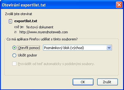 Import RIS (ukázka z EndNoteWeb) Ve službě EndNoteWeb klikněte na Format Export References Otevřete a v horní liště klikněte na nastavení účtů a importy Vyberte složku, kterou chcete exportovat