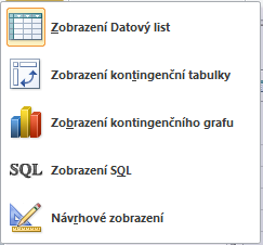 DOTAZY Další dotazy Kromě výběrových a akčních dotazů existují další skupiny dotazů: Parametrické dotazy vychází z výběrového dotazu, kdy po jeho spuštění v dialogovém okně (případně několika) je