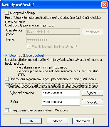 MISPA 8) GLOBÁLNÍ NASTAVENÍ V globálním nastavení se nastavují volby ovlivňující chod celé aplikace.