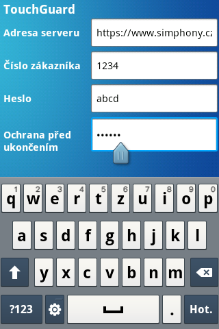 Posuňte se na obrazovce níže Nyní opakujte bod 8 od začátku. Zvolte Vymazat výchozí nastavení 9 Párování telefonu se serverem Při prvním spuštění budete vyzváni ke spárování telefonu se serverem.