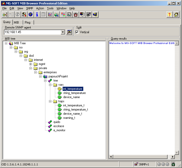 TME S N M P S e z n á m e n í Protokol SNMP (Simple Network Managment Protocol) je standardním protokolem určeným pro správu nejrůznějších koncových zařízeních, připojených na síť Ethernet.