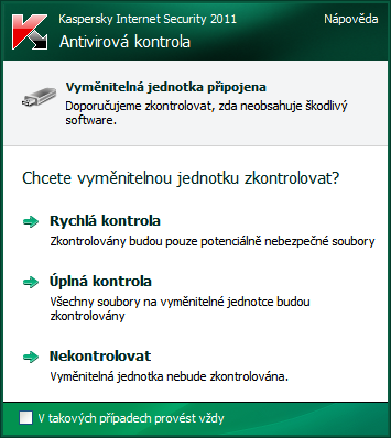 A P L I K A Č N Í R O Z H R A N Í OKNA S UPOZORNĚNÍM A MÍSTNÍ ZPRÁVY Aplikace Kaspersky Internet Security vás upozorní na dŧleţité události, ke kterým dochází během jejího provozu, a to pomocí oken s