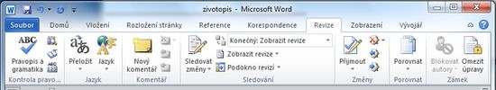 Kapitola: Krok za krokem MS Word 2010 Poznámka: Pravým klikem na obsah můžete provést aktualizaci obsahu (pokud jste například přidali další nadpis do textu).