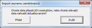 Seznam zaměstnanců Funkce je určena pro příjemce Příjemce si může pro usnadnění dalšího vyplňování především mzdových výkazů připravit seznam interních zaměstnanců, jejich pozici, druh pracovního