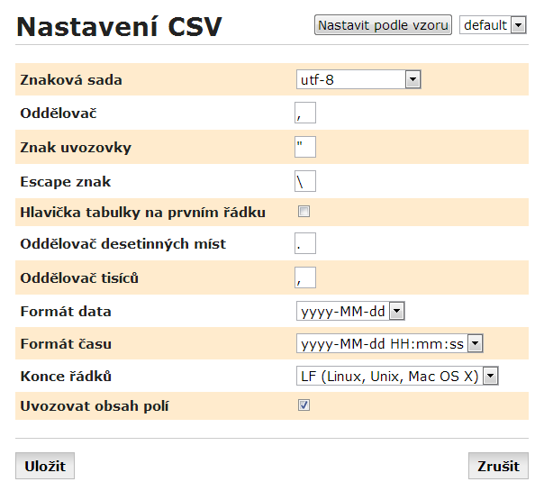 5. Předání dat Veškerá operativní data jsou systému PLANTUNE předávána v 11 tabulkách.