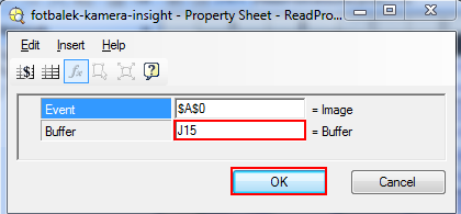 Obrázek 16: Parametry funkce FormatInputBuffer Tím je nastaven formát načtených dat, která je nyní třeba ještě skutečně načíst, o to se stará již zmiňovaná funkce ReadProfinetBuffer, kterou lze najít