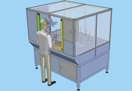 Strojní inženýring (1/2) Zpracování projektu strojní části pracoviště (návrh a realizace celého pracoviště vč.přípravků model ve 3D, výkresová dokumentace) Kompaktní robotizovaná buňka např.