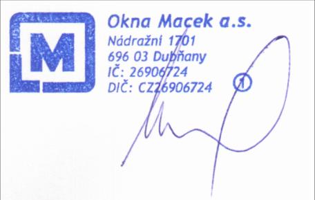 Výrobce: Okna Macek a.s.