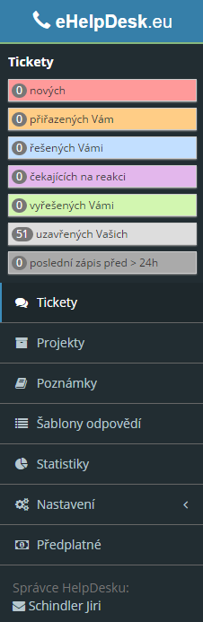 2.3 Postupný popis funkcí systému V následujících kapitolách jsou popsány jednotlivé funkce systému.