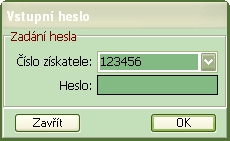 4.1.1 E-mail Základní funkce 6 4.1.2 Heslo E-mail - tento údaj je nutné vyplnit, když získatel zasílá smlouvy elektronickou formou. Je to adresa, na kterou centrální systém zasílá stavy.