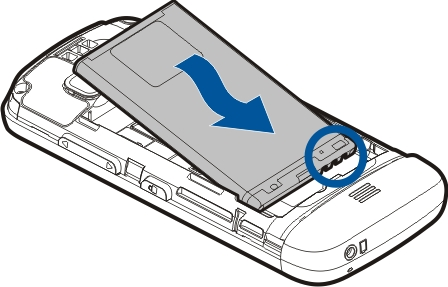 Začínáme 11 5 Zkontrolujte, zda plocha kontaktů na SIM kartě směřuje do přístroje, a zasuňte kartu do držáku SIM karty. 6 Sklopte držák SIM karty zpět na místo.