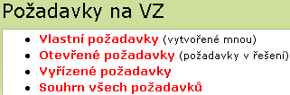 3. Oběh požadavku na VZ Celý postup oběhu požadavku na VZ spočívá v rozesílání požadavků formou úkolů na dané úrovně KŘ a jejich řešení osobami v dané úrovni KŘ.