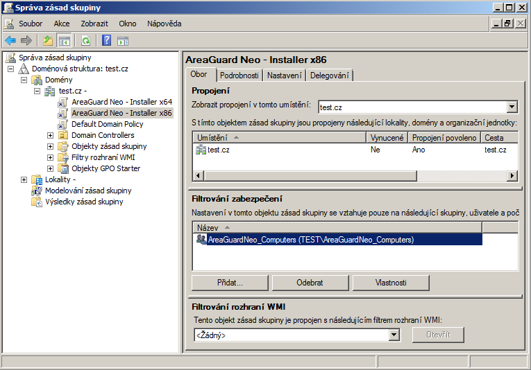 Příkaz pro aktualizaci nastavení uživatele: c:\program Files\AreaGuard Neo\Client\bin\LogSubs_Signal.exe /updateusersetting Od verze 1.5 lze LogSubs_Signal spouštět bez cesty, je zaveden v system32.
