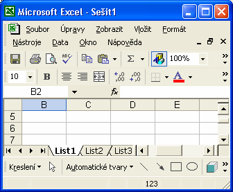 SOŠS a SOU Kadaň Šklení SIPVZ Tabulkvý kalkulátr MS EXCEL OKNO PROGRAMU MS EXCEL 1 2 3 4 5 6 7 8 Okn prgramu MS EXCEL bsahuje téměř stejné prvky jak jakékliv jiné kn v OS Windws až na řádek vzrců.