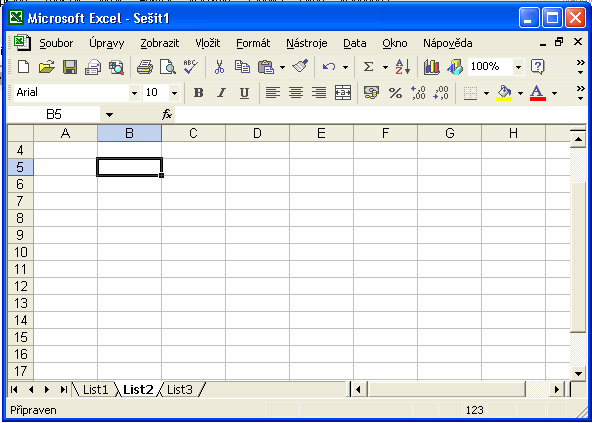 SOŠS a SOU Kadaň Šklení SIPVZ Tabulkvý kalkulátr MS EXCEL POHYB PO DOKUMENTU Mezi jedntlivými listy se phybujeme kliknutím na ušk s názvem listu, který chceme zbrazit, pužijeme tlačítka před názvy