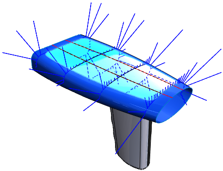 Základy SOLIDWORKS Klikněte na nabídku Zobrazení > Zobrazit > Křivost povrchů. Hodnoty ukazují hladké přechody mezi sousedními plochami. Klepněte na.