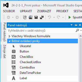 Name Jméno objektu, pod kterým objekt identifikujeme v programovém kódu. Toto jméno nesmí obsahovat mezeru.