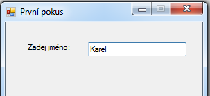Toto je nejdůležitější vlastnost textového pole. Její hodnotou je text, který je v textovém poli zobrazen. Obvykle text do textového pole zadá uživatel pak se jedná o vstupní data programu.