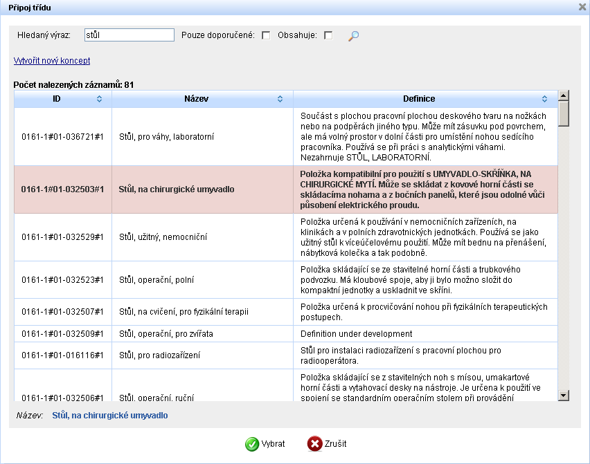 Základní uživatelská příručka informační podpory správy ID: DUN 004/11 Obr. 5-2: Připojení třídy Na obrázku Obr.