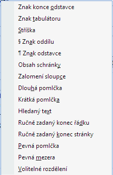 Jakmile zadáme do pole Najít hledaný výraz, Word provede vyhledávání od pozice kurzoru.