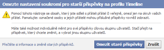 Volba "Okamžité přizpůsobení" Pokud nechcete, aby různé webové aplikace mohly využívat vaše informace z Facebooku automaticky (a bez vašeho vědomí), je zde možné zrušit volbu "Umožnit okamžité