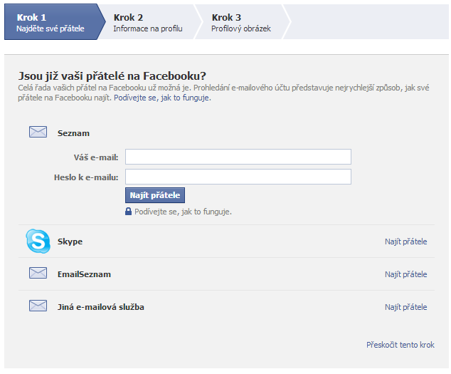 Pokud snad nevěříte tomu, že by Facebook informace uložil a kdykoliv později používal, tak si stačí přečíst informaci o tom, jak Vyhledávač přátel funguje.