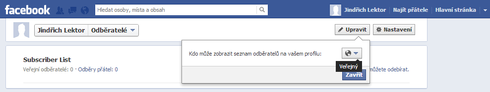 Bezpečné nastavení účtu na Facebooku Skryjte seznam svých přátel a odběratelů První základní krok bude ten, že nastavíte seznam přátel tak, aby nebyl veřejně dostupný.