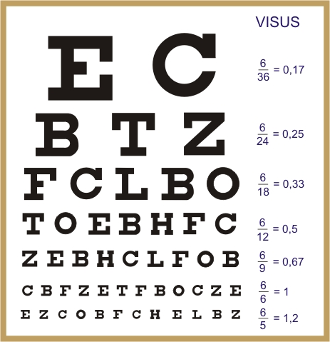 ř ů ť ž LIDSKÉ OKO A VLNOVÁ OPTIKA Teorii doplnit o: Na využití principu minima separabile jsou založeny optotypy, přístroje na vyšetřování zrakové ostrosti.