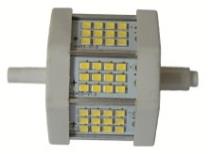 R7S LED ŽÁROVKY R7S-2835-5W-W Materiál: hliník-plast Účinnost: 0,85 300 Kč 248 Kč (745/001386) bílá LED: 36x 2835 SMD Epistar LED 5W Svítivost: 430 LM Barva světla: 4000 4500K, bílá (W) CRI: >75