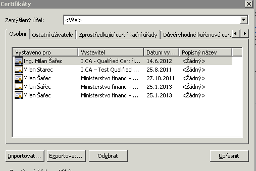 Pro případy, kde je používán Windows XP SP3 je nutné nastavit zatrhnout Povolit spuštění nebo instalací sw i v případě, že podpis není platný.