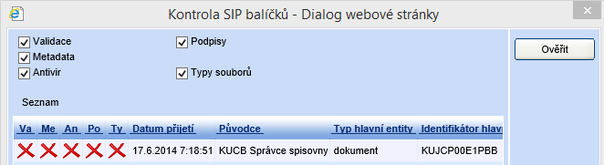 PDU příjem a správa SIP balíčků 1. Karanténa Nad balíčky v karanténě probíhá automatická kontrola metadat a antivirová kontrola.