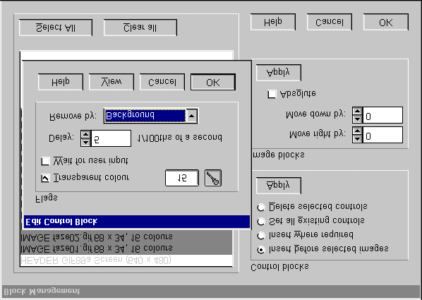 72 4. Obrázky 4 Á Obr. 4-10: Nastavení parametrů animace v GIF Construction Set Formát GIF(Graphics Image Format) byl v 80. letech původně vyvinut pro použití v síti BBS.