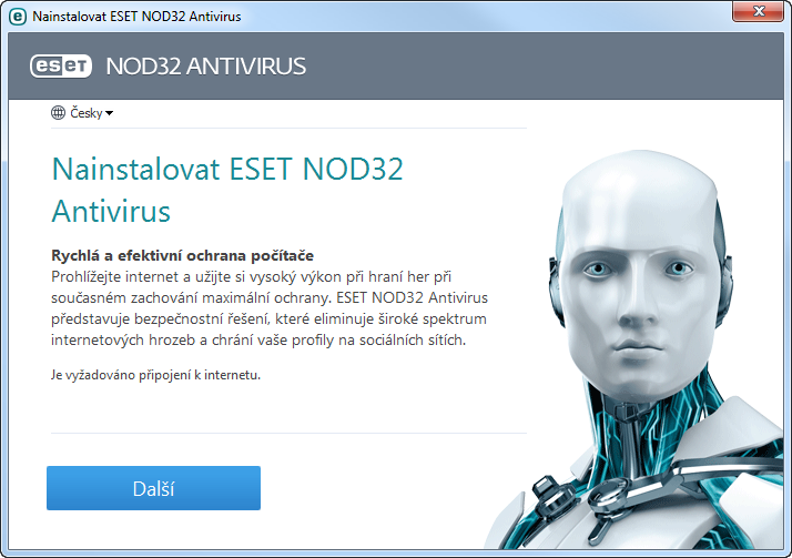 2. Instalace Instalaci ESET NOD32 Antivirus můžete provést dvěma způsoby. Live installer si můžete stáhnout z internetových stránek společnosti ESET.