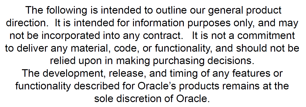 15 Copyright 2012, Oracle and/or