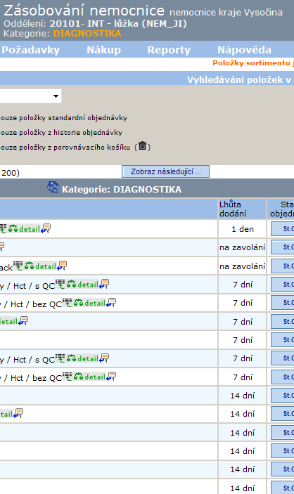 ehealth projekty na Vysočině - rok 2010 Název projektu: Elektronický systém pro objednávání léčiv,