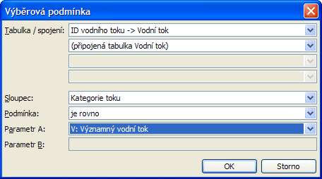 Tabulky dostupné pro sestavení podmínky vyhledávání jsou ve vyhledávacím formuláři uváděny následující syntaxí: vlastní prohledávaná tabulka: (základní tabulka Název tabulky) nadřízené tabulky: