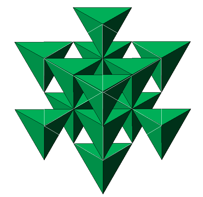 typ ZnS (sfalerit) F4m tetraedry