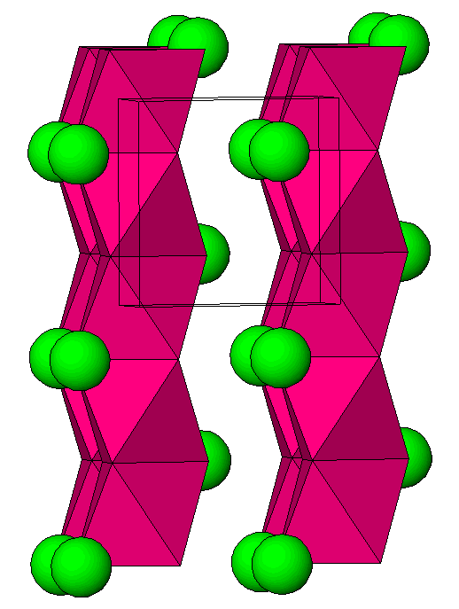 Hexagonální perovskity Toleranční faktor > 1 BaMnO