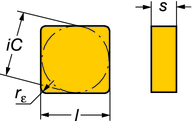 Břitové destičky - Pokročilé řezné materiály Břitové destičky s negativní geometrií Břitové destičky s negativní geometrií - T-Max Čtvercové SNN/SN K N S H CC CC CC CC CB CB C CC CC CC CC CC CC CB