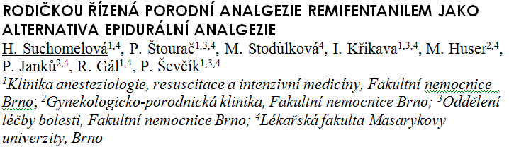 porodu Remifentanil?