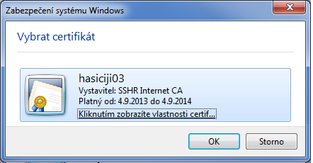 6.1 Úvodní obrazovka Vstup do provozního systému IS Argis vyžaduje instalaci elektronického identifikačního certifikátu, o jehož vystavení můžete požádat odkazem na této stránce.