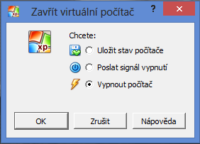 Proběhne standardní instalace systému Windows XP jako ve fyzickém počítači.